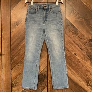 Denis Wash Slim Demi Boot MADEWELL Blue Jeans 25